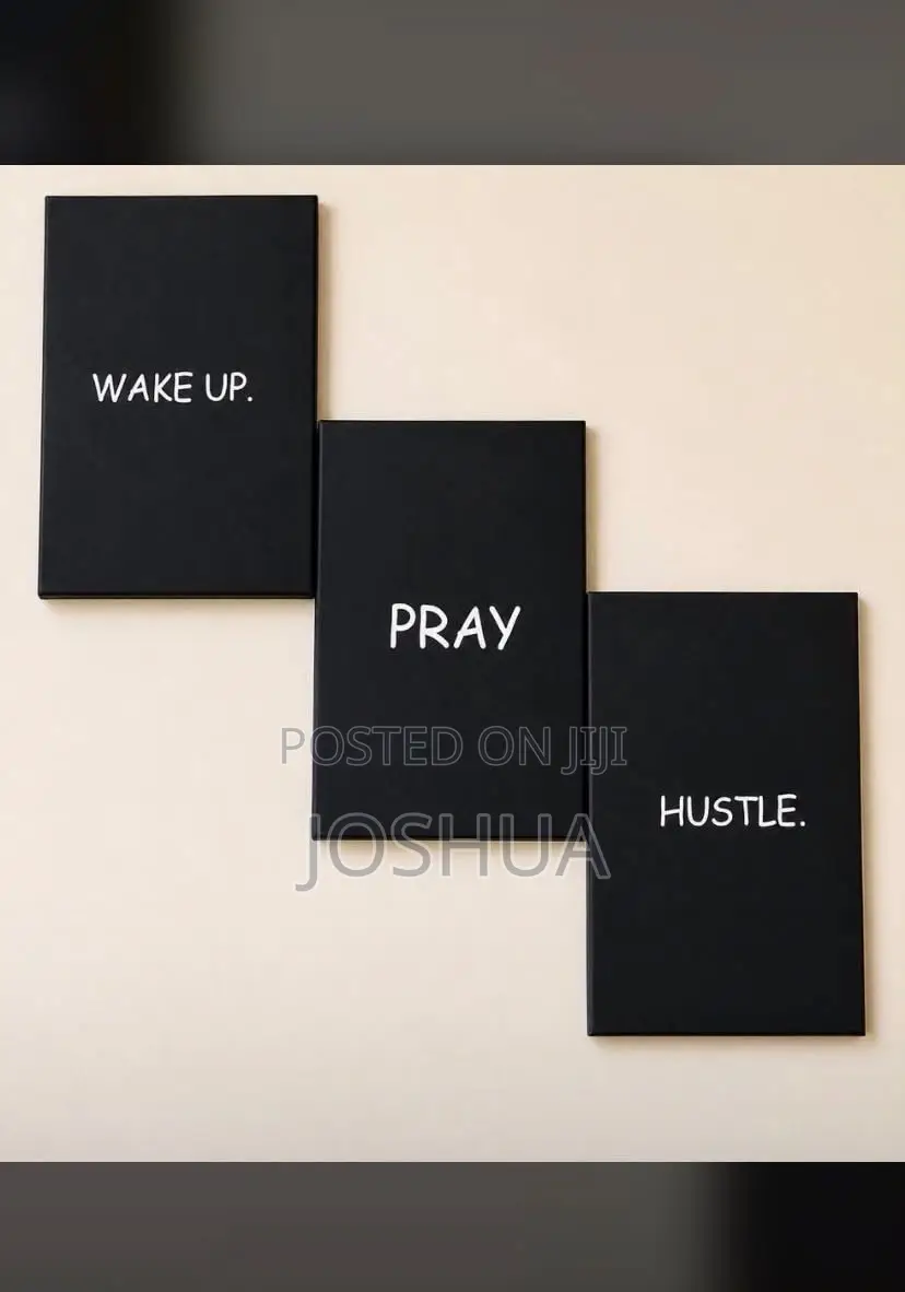 Tiny Black Plain Frames With Wordings