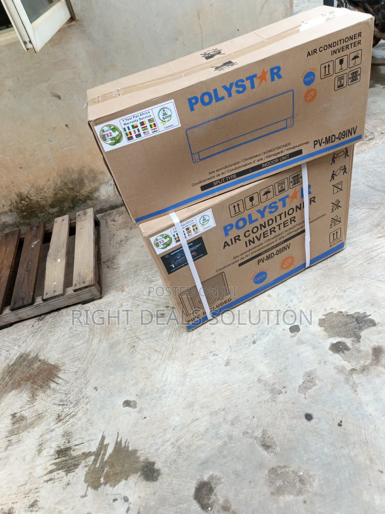 Polystar 1HP Inverter AC – Efficient Cooling You Can Count On