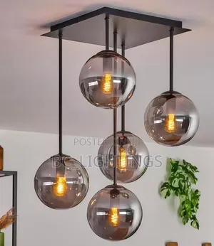 Glass Light Hanging Fixture for Kitchen Dining Room Bedroom