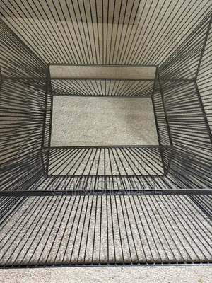 Black Matrix Metal Centre Table