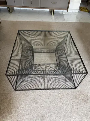 Black Matrix Metal Centre Table