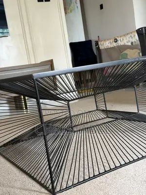 Black Matrix Metal Centre Table