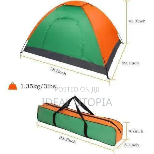 Outdoor Camping Tent - (3-4 Men)