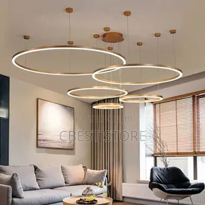 Sitting Room Big Chandelier Gold