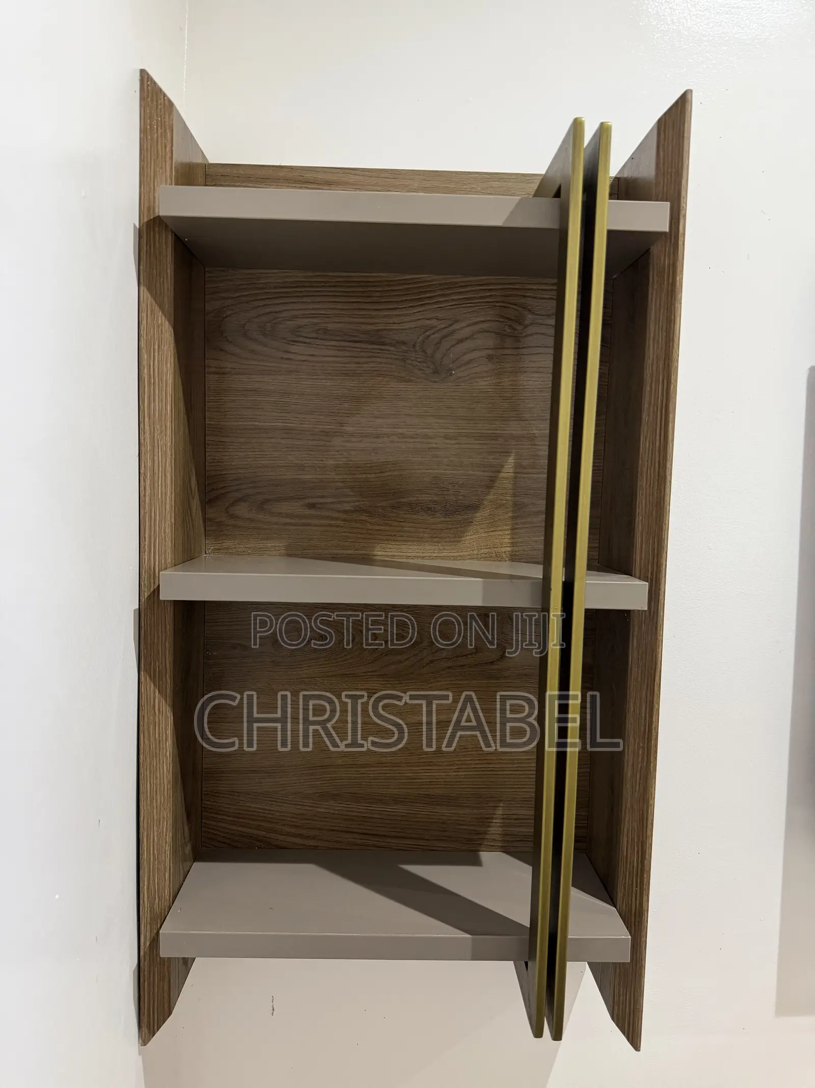 3-Tier Sienna Wall-Mounted Display Shelf.