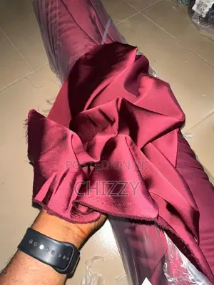 Rad Duchess Material 4 Yards-Chizzy Diamond if Na 2 Yards Par Trouser.
