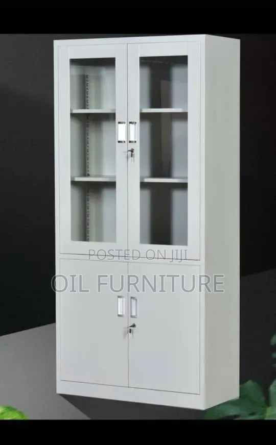 Modern Executive L-Shaped Office Desk With LED Lighting Storage 1.6