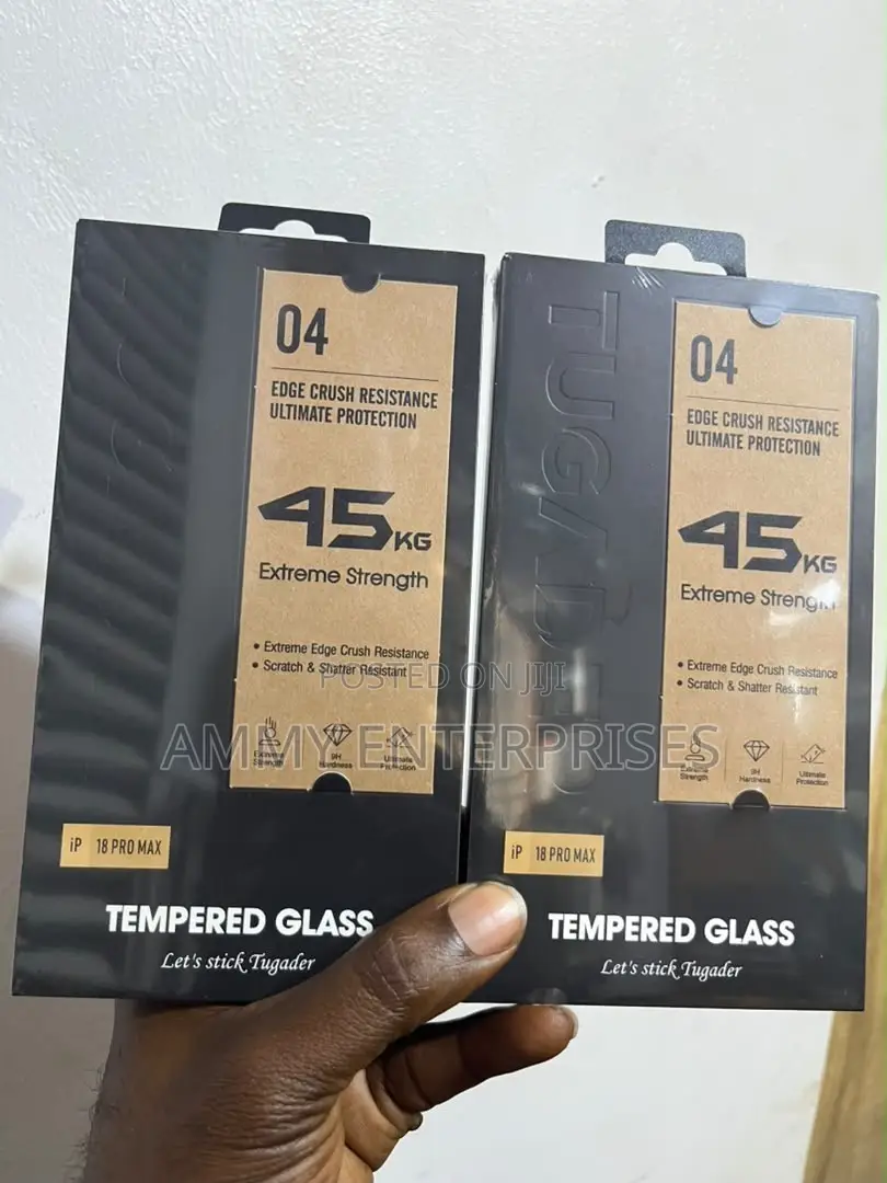 iPhone 18 / 18 Pro Tempered Glass – 45KG Extreme Strength