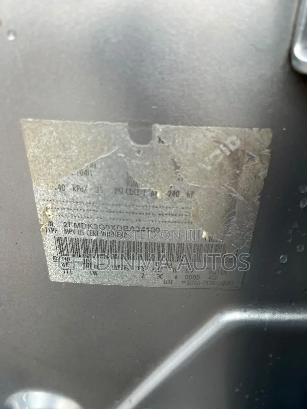 Ford Edge 2013 Silver