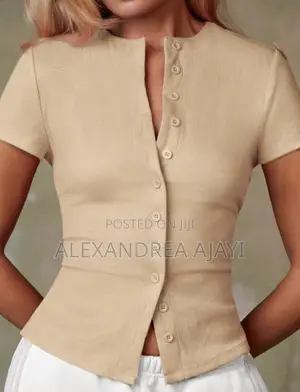 Cute Button Down Top