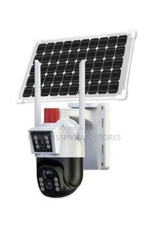 4G WiFi Solar CCTV Camera - 360° PTZ Dual Screen Security Camera