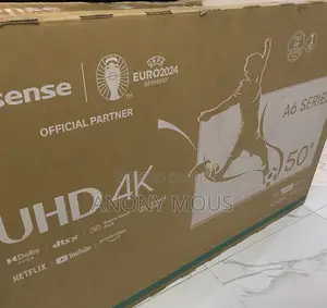 50" Hisense Frameless UHD HDR Full Smart TV With Netflix