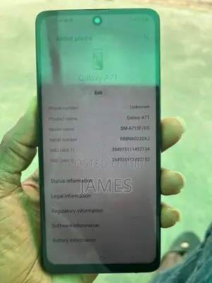 Samsung Galaxy A71 128 GB Blue