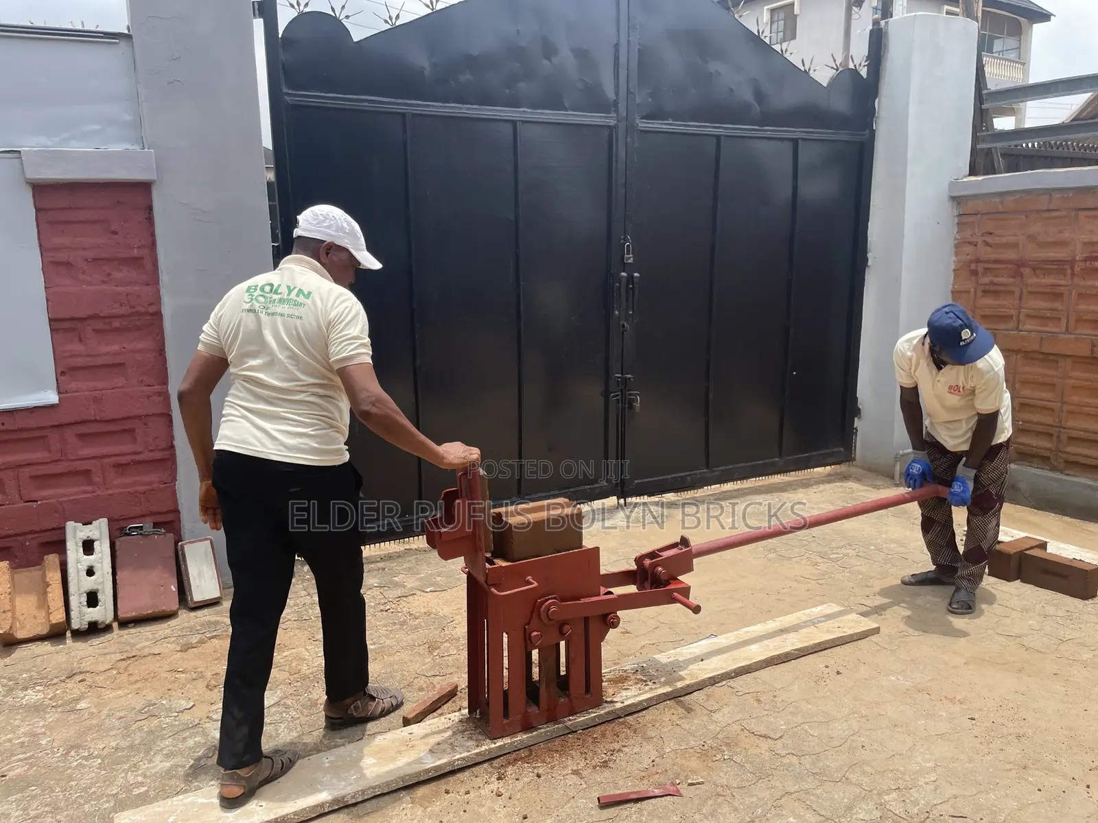 Hydraform 6inches-Dry Stack Brick Press Machine