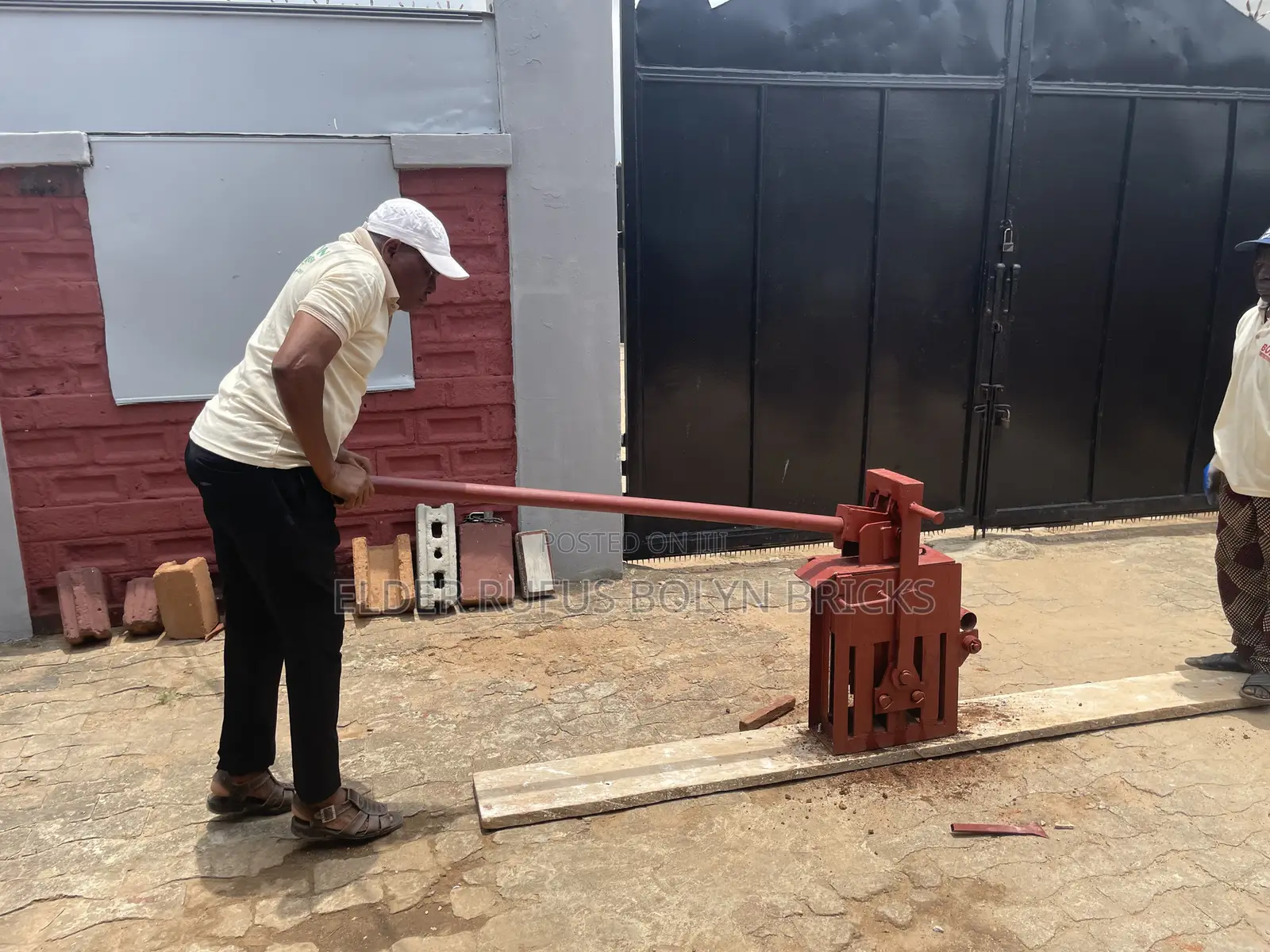 Hydraform 6inches-Dry Stack Brick Press Machine