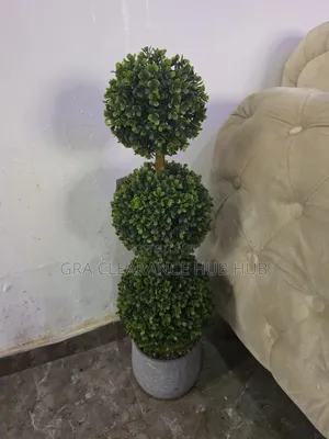 Artificial Triple Ball Topiary Plant