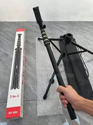 NeePho 2 in 1 Portable Monopod Tripod Stand Selfie Stick Camera Phone