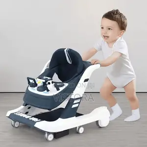 Baby Walker Foldable 4 in 1– Interactive Activity Push Walker