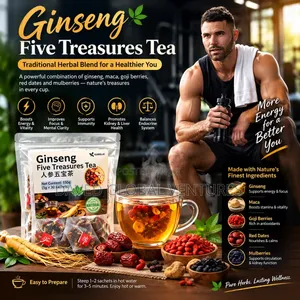 Ginseng Five Treasure Tea ( Supports Physical Stamina )