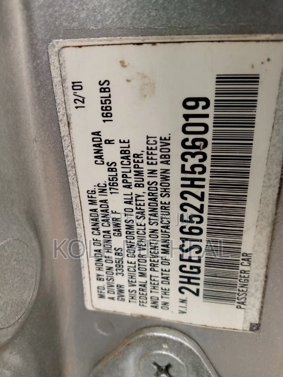 Honda Civic 2002 Silver