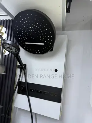 Thermostatic Black Concealed Shower Mixer