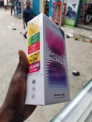 New Infinix Hot 70 128 GB Black