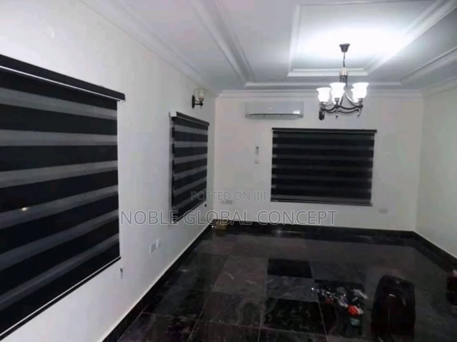 Black Curtain Blind