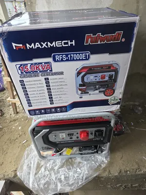 15kva Maxmech Three Phase Petrol Generator 100% Copper Coil