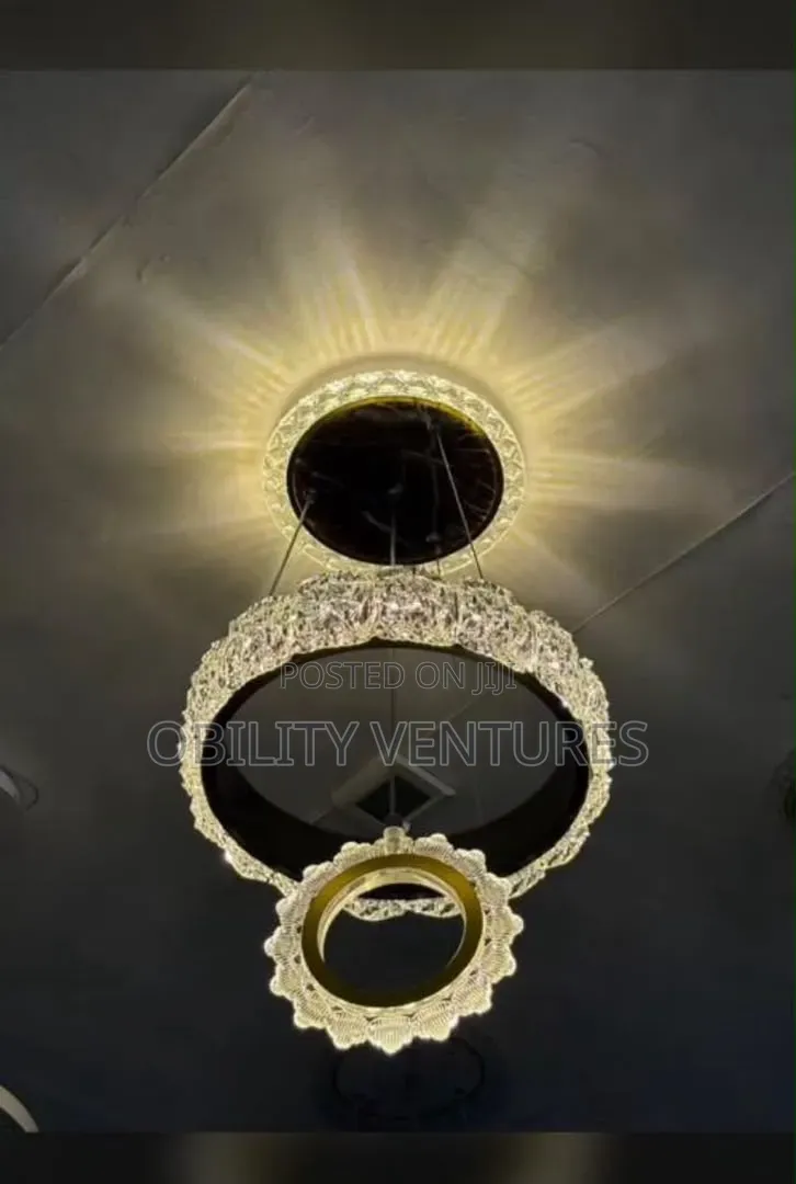 Luxury Crystal LED Chandelier Ceiling Light