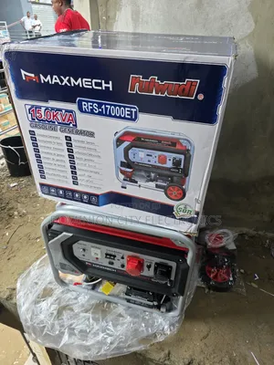 3PHASE Maxmech Petrol Gen Model Rfs17000ET 100%copper Coil 15kva