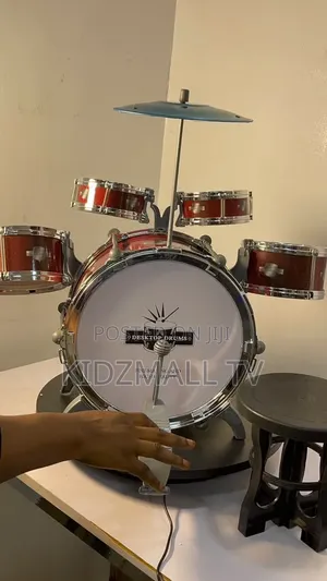 Kids Drum Set With Stool
