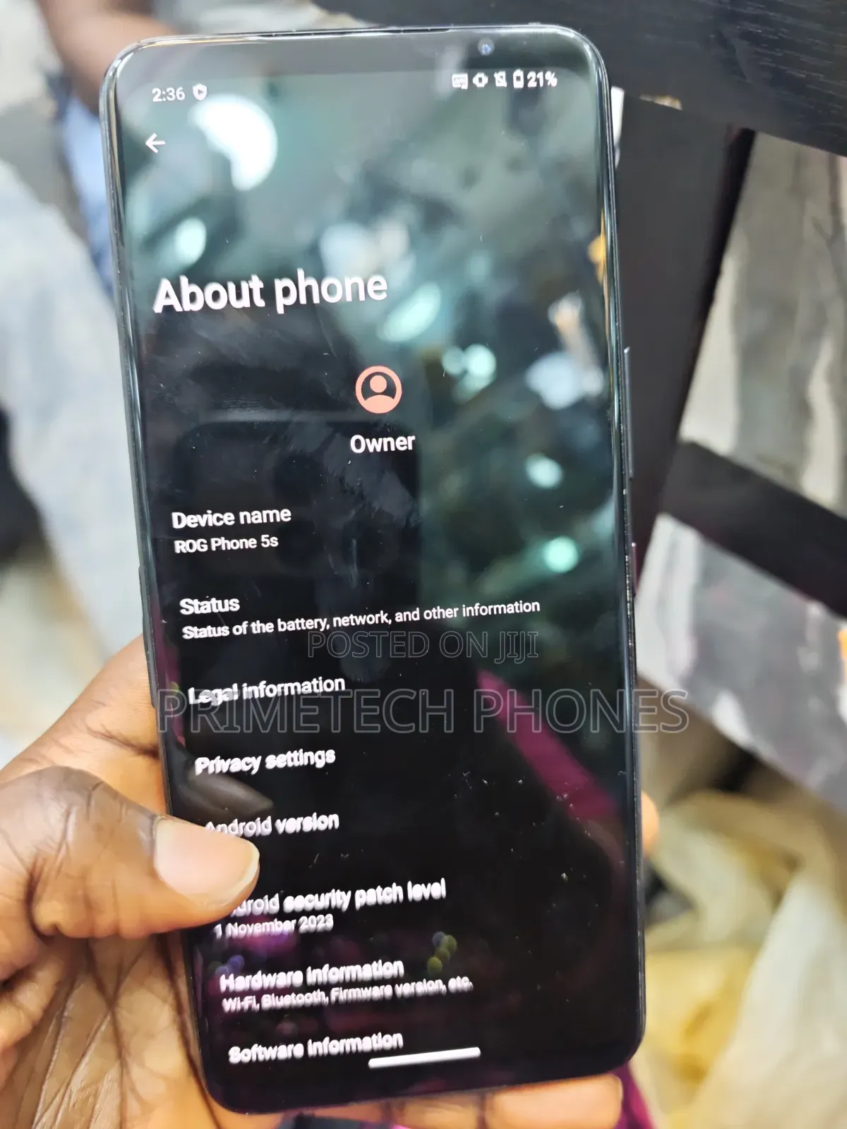 Asus ROG Phone 5s 256 GB Black
