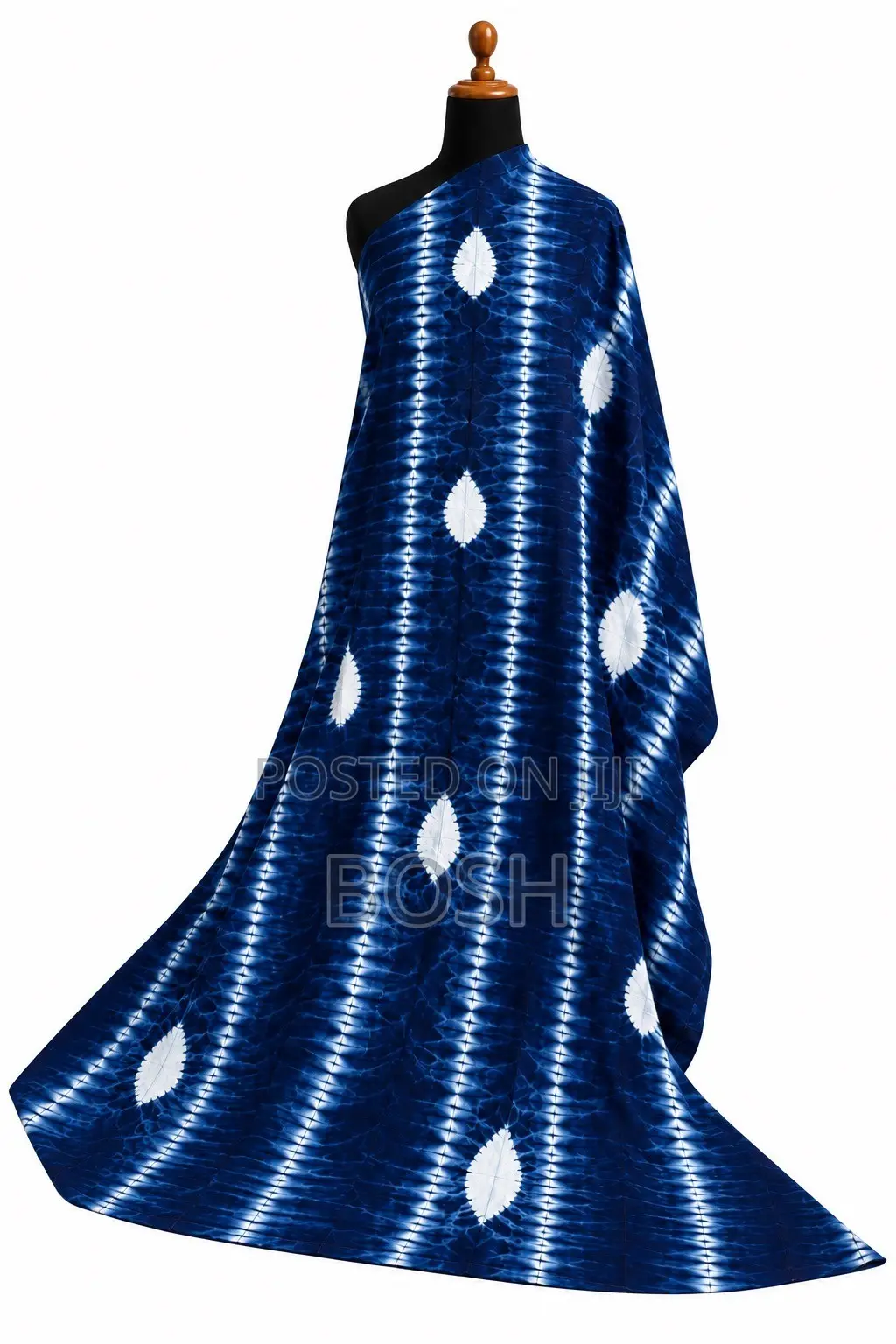 Droplets Indigo Adire