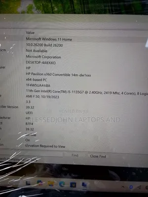 Laptop HP Pavilion x360 8GB Intel Core i5 SSD 256GB
