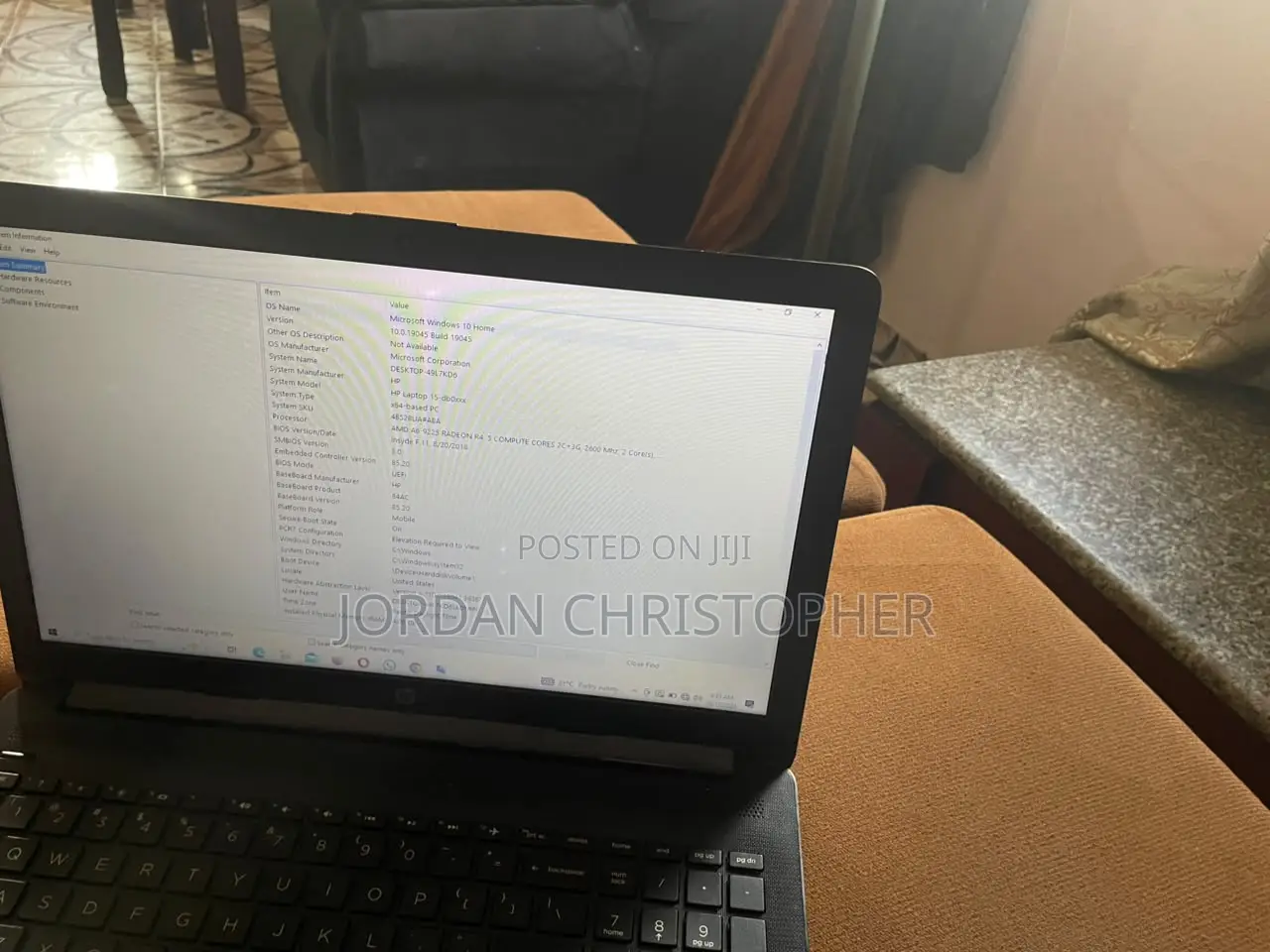 Laptop HP 15 4GB AMD A6 SSD 512GB