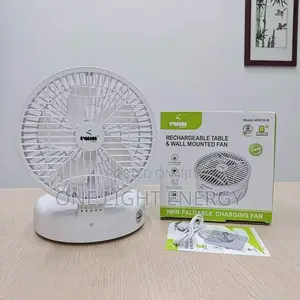 Rechargeable Table Wall Mounted Non-Rotating Fan
