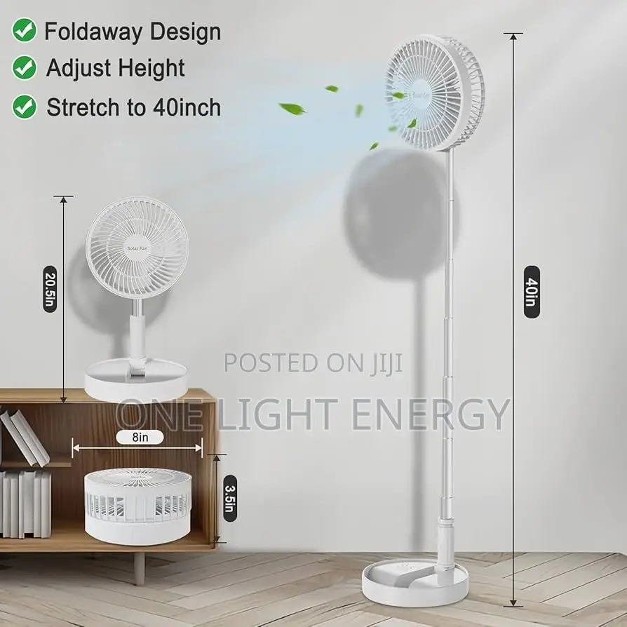 Rechargeable Foldable Standing Fan