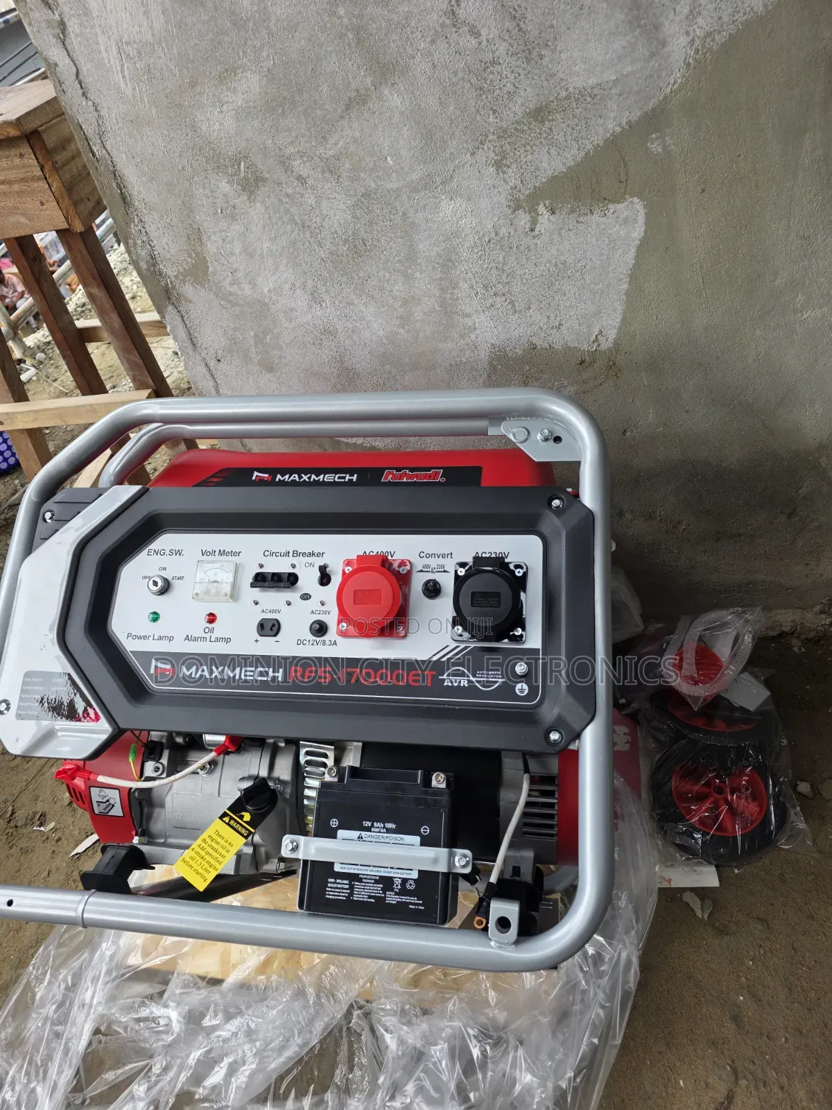 This Is Maxmech Three Phase Petrol Generator 15kva 100%copper Coil