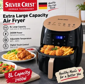 Brand New Silver Crest 8L Extra Large Digital Air Fryer