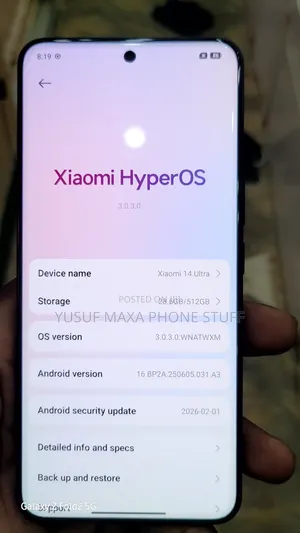 New Xiaomi 14 Ultra 512 GB Black