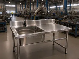 Single Bowl Stainless Steel Sink With Side