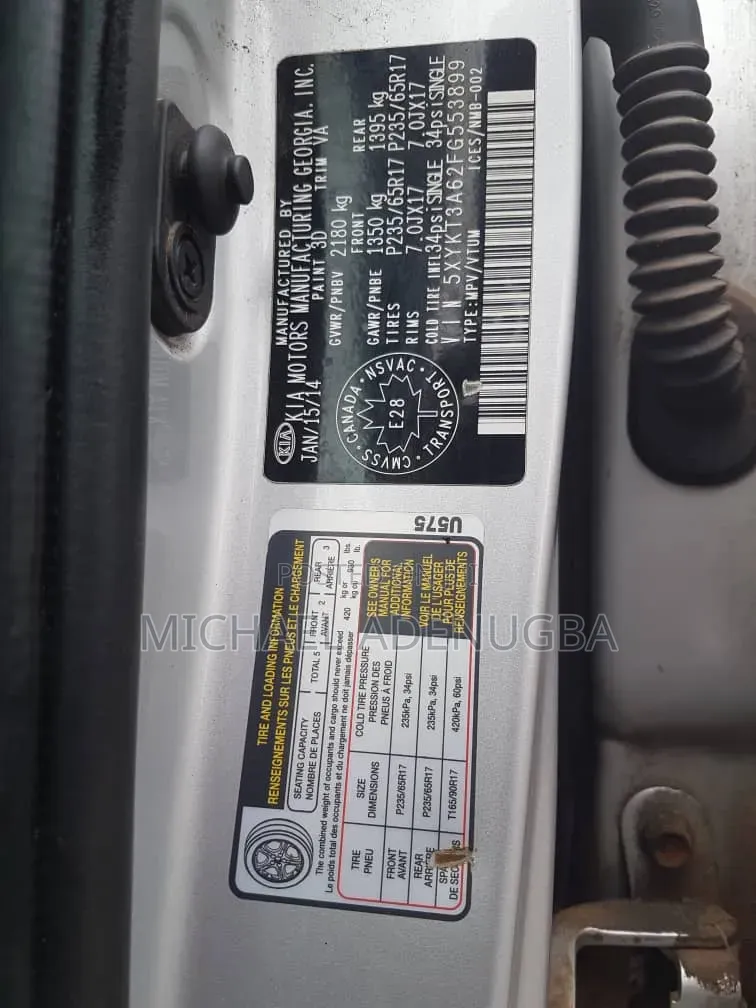 Kia Sorento 2014 Silver