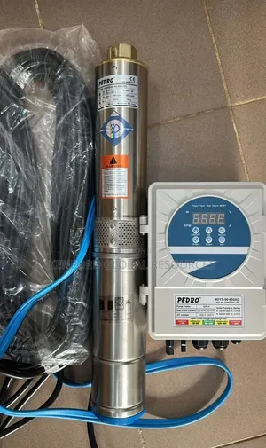 Complete Solar Submersible Pump AC / Dc Machine With Solar Pannels Cab