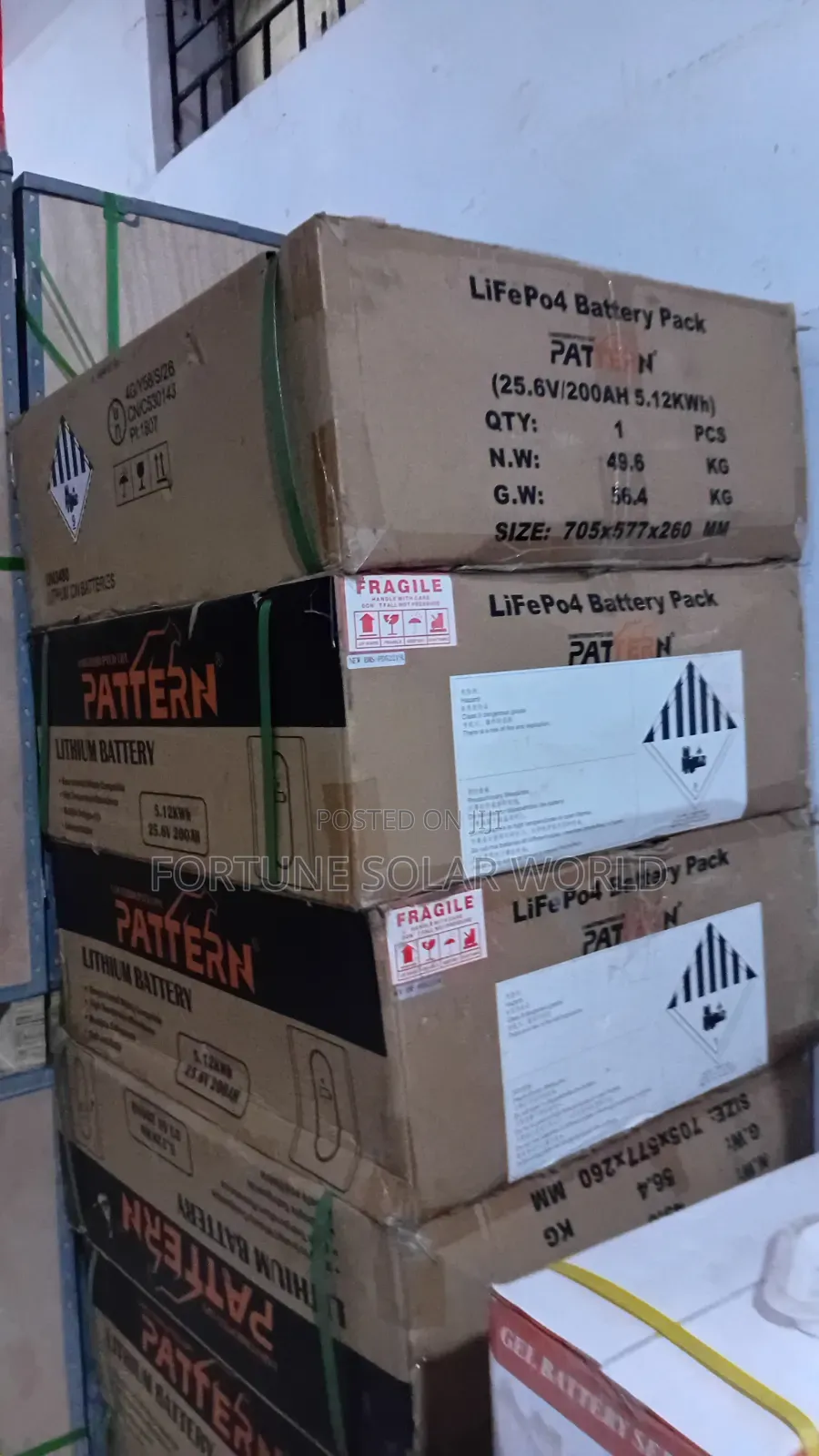 5kwh 24v Pattern Solar Lithium Ion Battery