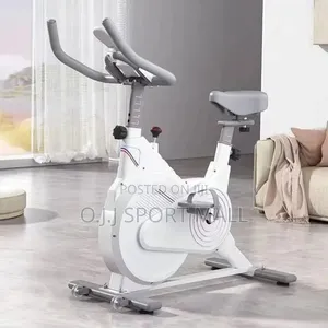 American Fitness Brand White Spinning Bike With 150KG User Weight