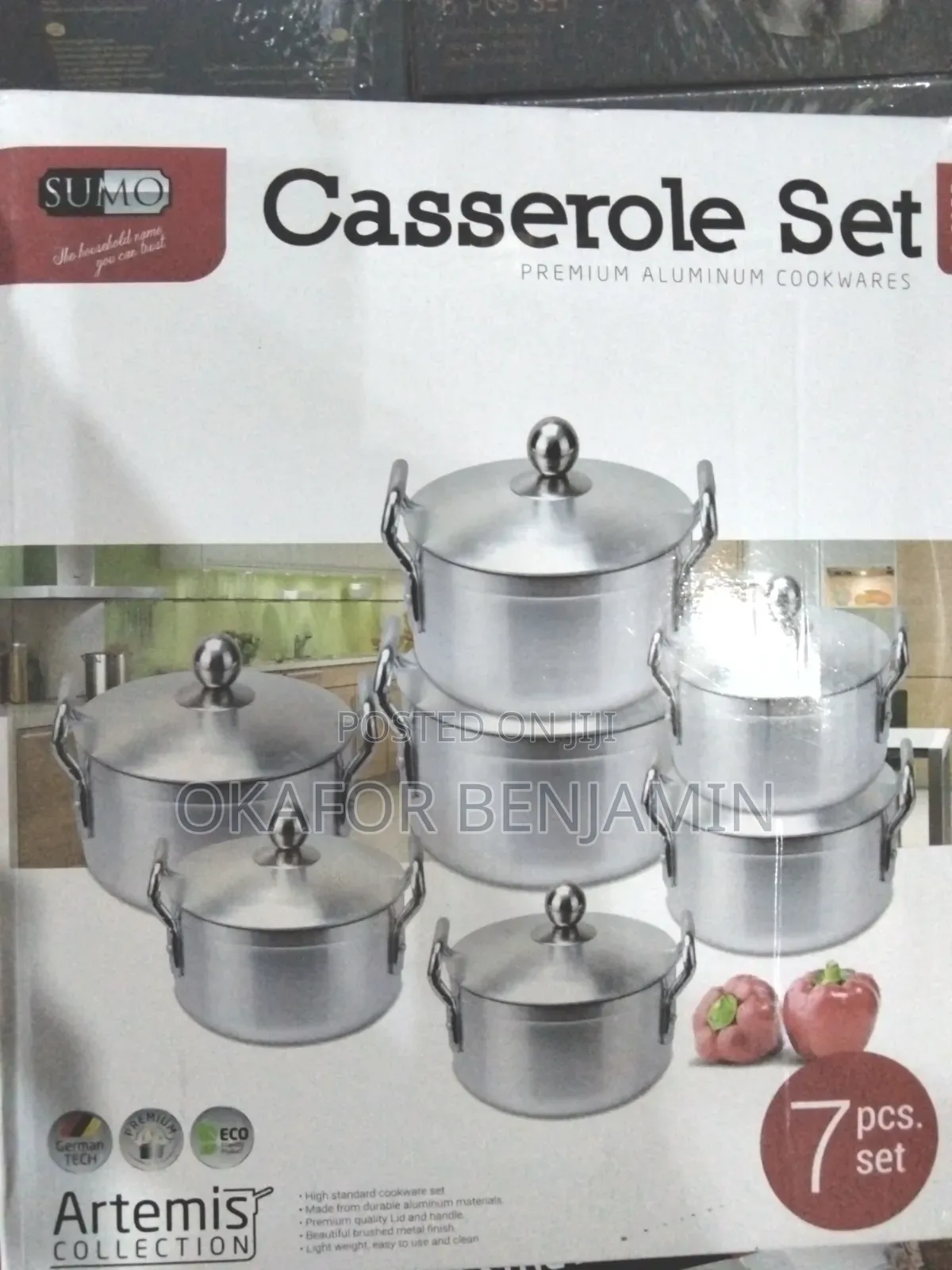 High Quality 7 Pieces Aluminium Pot