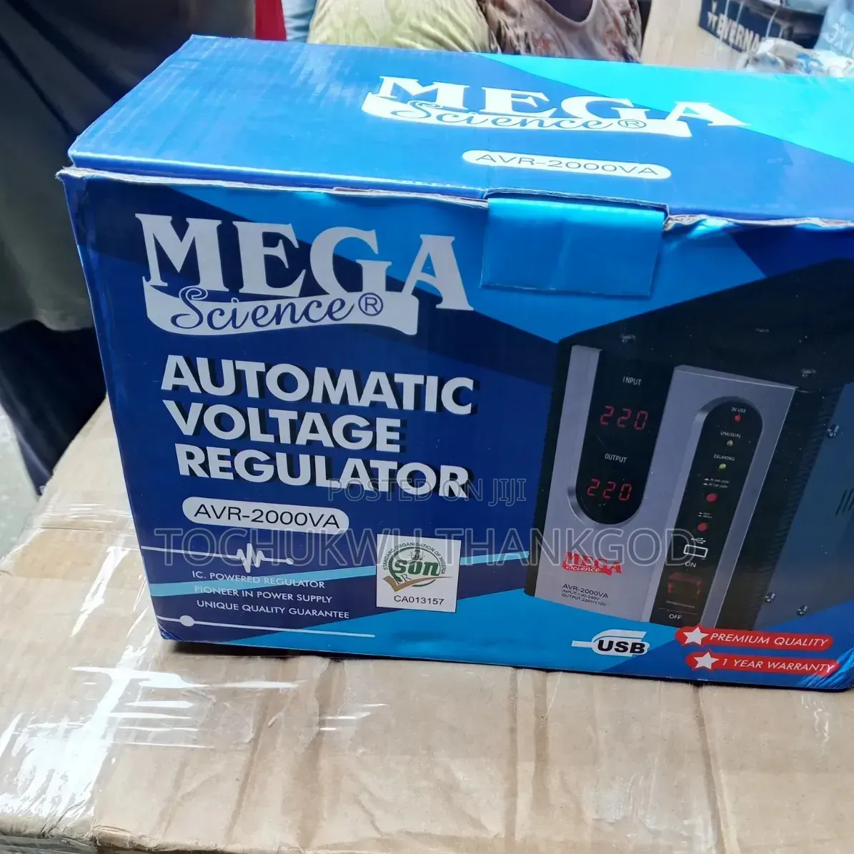 2000VA Mega Automatic Voltage Regulator