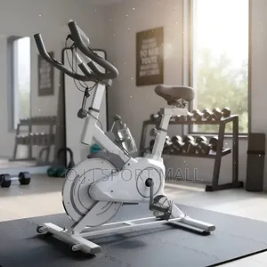 White Happy Gam Fitness Spinning Bike