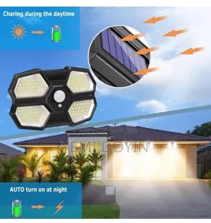 Solar Lights Outdoor, 180 LED Outdoor LED With Motion Sensor