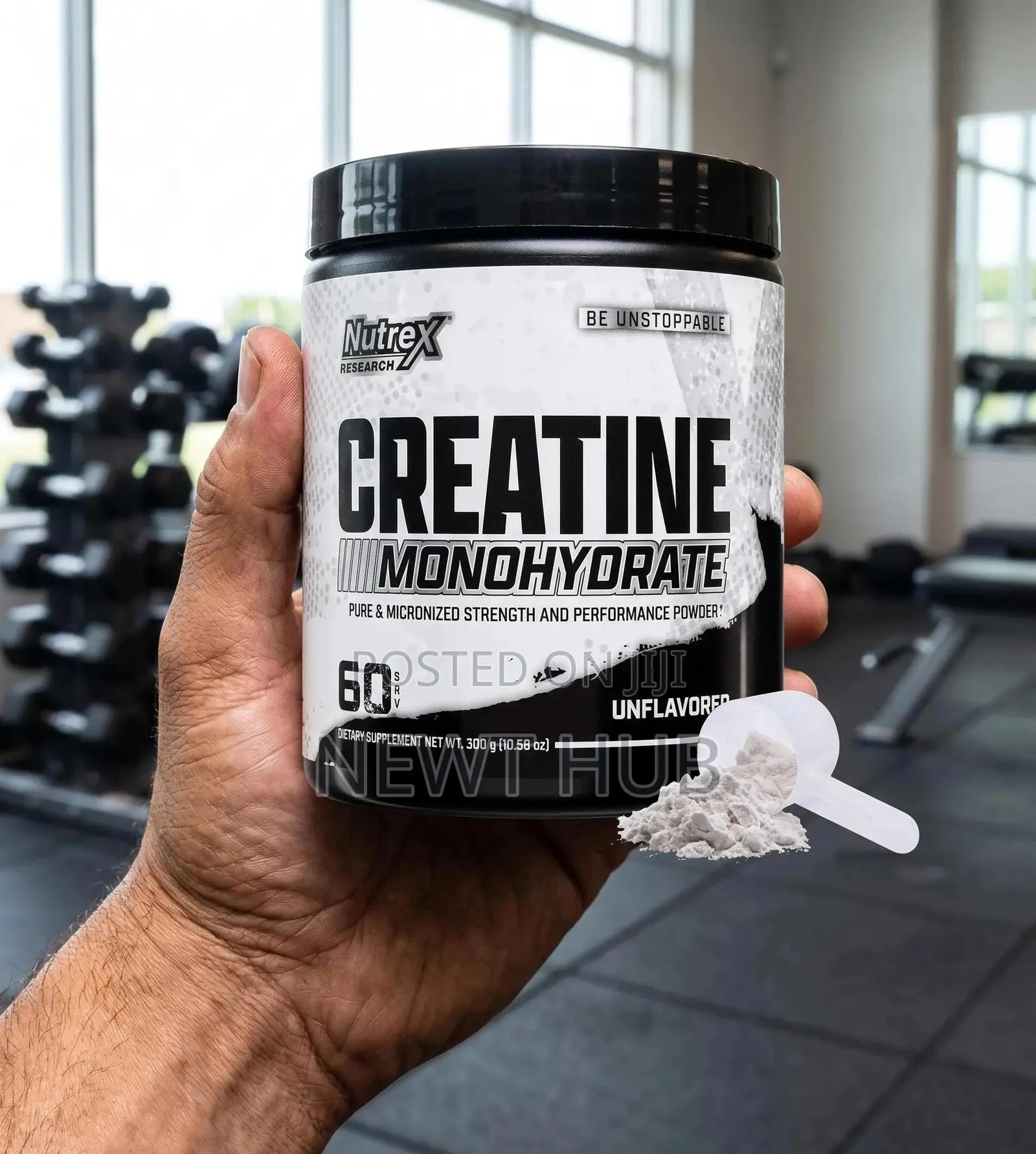 Nutrex Research Creatine Monohydrate Powder 60 Servings | Unflavored